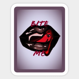 BITE ME Sticker